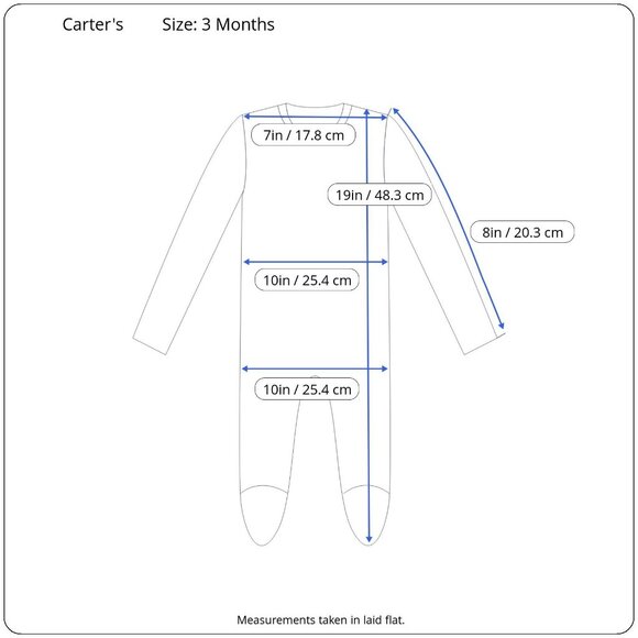 Carters Baby Boy Dinosaur Fleece Footed Pajamas With 2-Way Zipper Size 3M - Picture 7 of 9